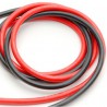 Câble Silcone 12 AWG (1m Rge 1m Noir)