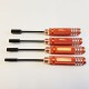 4 pc Alu Nut Driver Assortment US S2 Orange