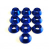 M3 Aluminium cone washer Dark Blue (10)