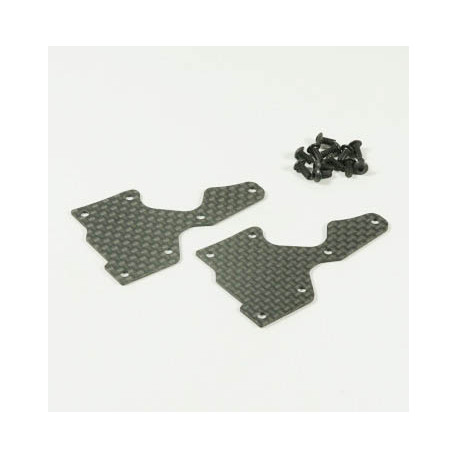 Renfort de triangle avant inf carbone (1,5mm)(2PC)