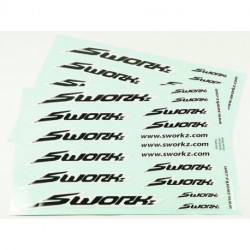 Speed Logo Sticker (PushBar)(BK)(2pc)