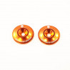 Rondelle d'aileron Alu Orange (2)