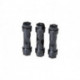 CNC Wingmount Posts (3pcs Black)