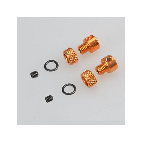 Bagues de réglage EASY de tringles (Orange)