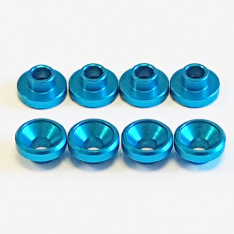 Universal Aluminium servo washer Light Blue (8)