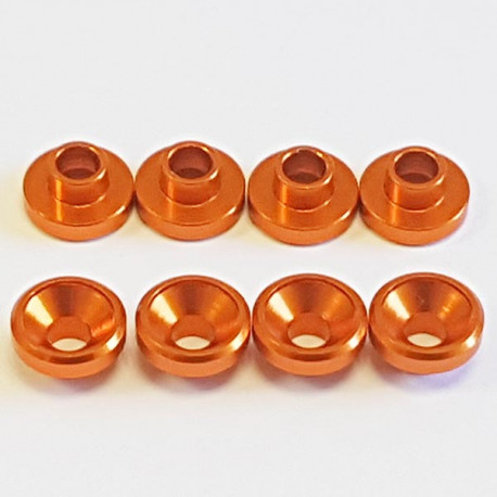 Universal Aluminium servo washer Orange (8)