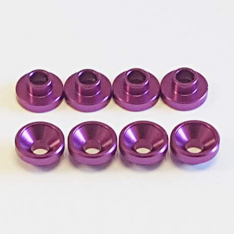 Universal Aluminium servo washer Purple (8)