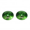 Rondelle d'aileron Alu Vert (2)