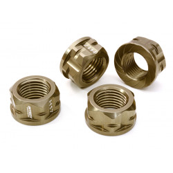 Serrated 17mm Hex wheel nut 