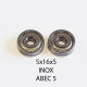 5x16x5mm INOX ABEC5 Bearing (2)