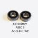 6x16x5mm ABEC 5 440 Steel WP (2)