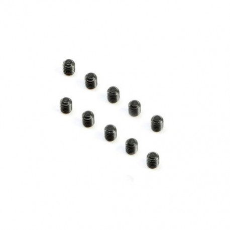 Cup Point Set Screws, M2.5x3mm (10)