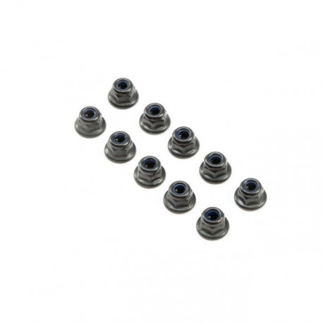 M3 Flanged Lock Nuts (10)