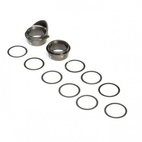 Rear Gearbox Bearing Inserts, Aluminum: 8X