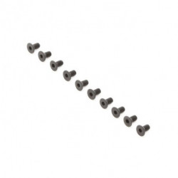 Flat Head Screws, M3 x 6mm (10)