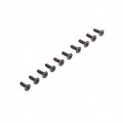 Flat Head Screws M2.5 x 8mm (10)