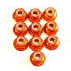 M4 Alum. Flanged Lock Nut Orange (10)