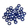 Alum M3x6mm Flat washer set Dark Blue (30)