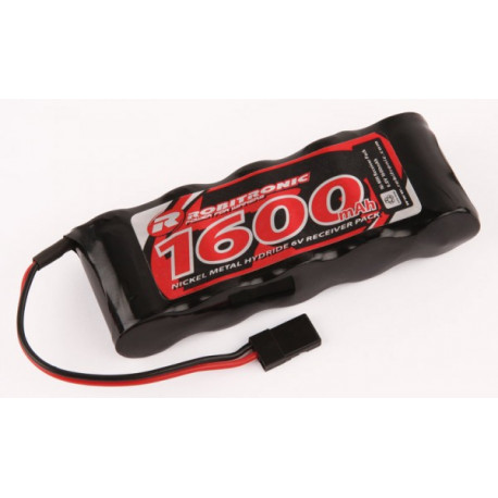 Accu de réception Nimh 1600mAh 6v Plat