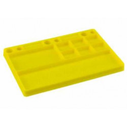 Rubber parts tray yellow