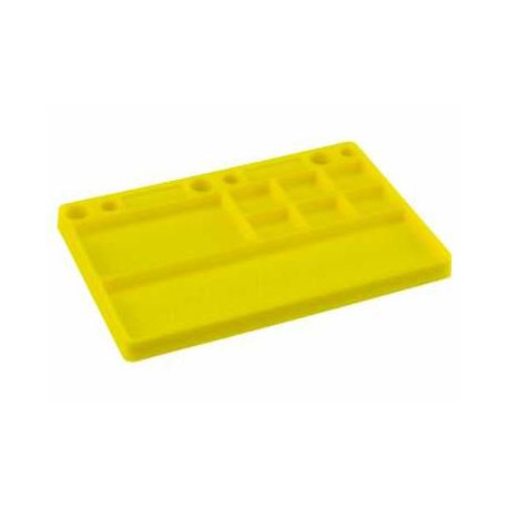 Rubber parts tray yellow