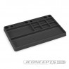Rubber parts tray Black