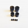 2mm Stop rings Aluminium Black