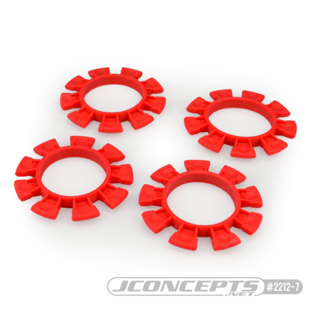 Satellite Tire Rubber Bands Red