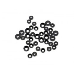 Rondelles M3 (26pcs) M4 (12pcs) Noir