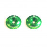 Rondelle d'aileron Alu Vert (2)