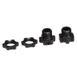 Lightweight +2mm Hex & Nuts (2pcs)