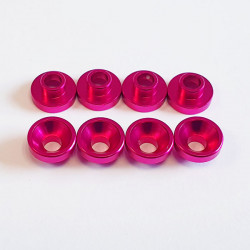 Universal Aluminium servo washer Red (8)