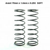 Ressort Black Line Avant 75x1.6mm 9.25C SOFT
