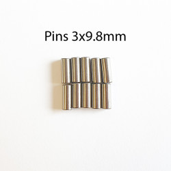 Pins 3x9.8mm (10)