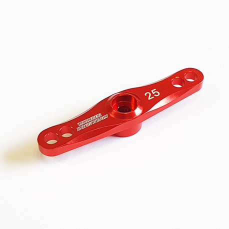 Alumium Throttle  Servo Horn Red 25T