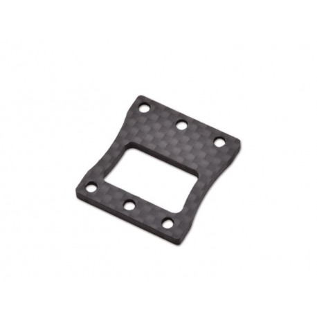 BLACK eCar Centre Diff Mount Carbon Top