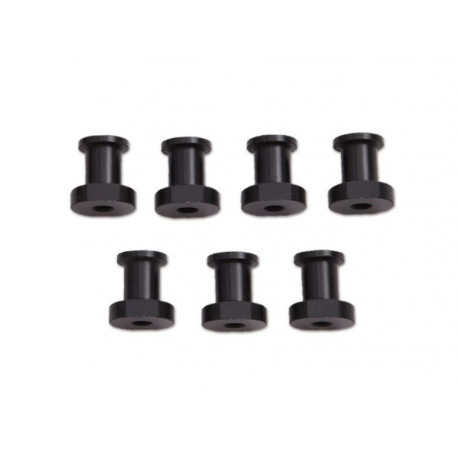 BLACK eCar Battery Mount Low Posts (7pcs)