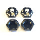 17mm Alu Wheel nut Black (4)