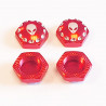 Ecrous de roues Alu Rouge (4)