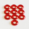 Rondelle M3 pour Vis BHC Rouge (10)