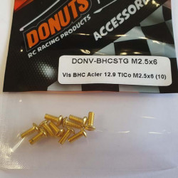 BHC Screw steel 12.9 TiCo M2.5x6 (10)