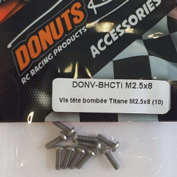 Titanium BHC Screw M2.5x8 (10)