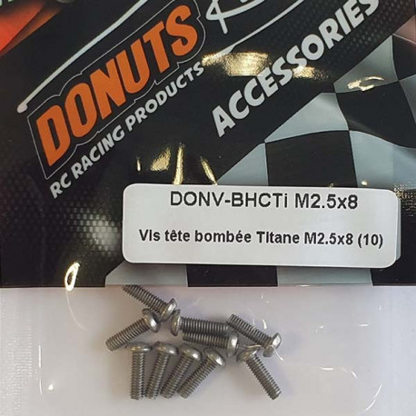 Titanium BHC Screw M2.5x8 (10)