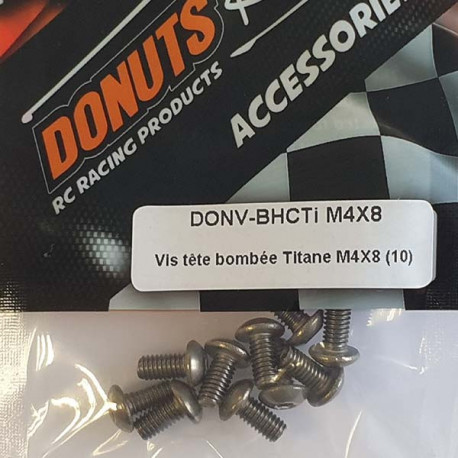 Titanium BHC Screw M4x8 (10)