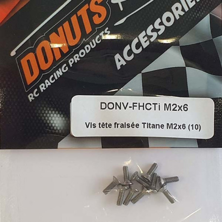 Titanium FHC Screw M2x6 (10)