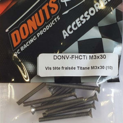 Titanium FHC Screw M3x30 (10)