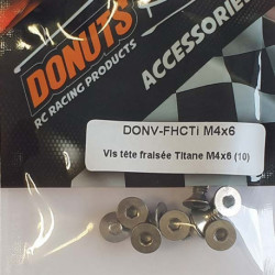 Titanium FHC Screw M4x6 (10)