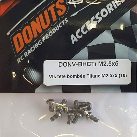 Titanium BHC Screw M2.5x5 (10)