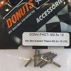 Titanium FHC Screw M2.5x 10 (10)