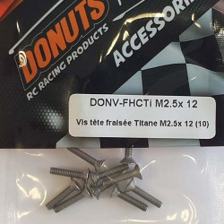 Titanium FHC Screw M2.5x 12 (10)